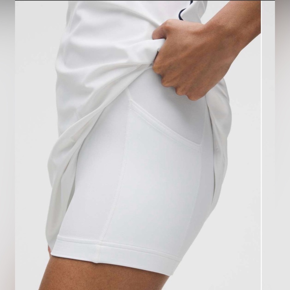 Lululemon Sweetheart Mini Dress White/Club Blue - Picture 4 of 8